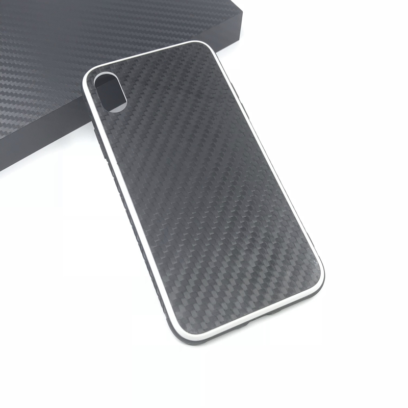 Glossy Carbon Fiber Products TPU 3K Twill Carbon Fibre Mobile Phone Case